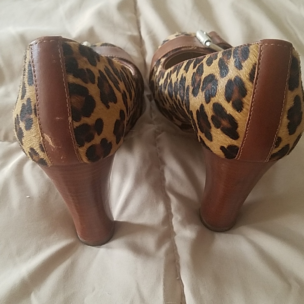 Leopard print Michael Kors heels - Picture 5 of 7